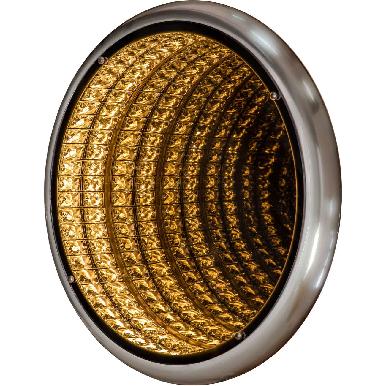 Davenport Gold LED Illuminated Wall Mirror Art XL