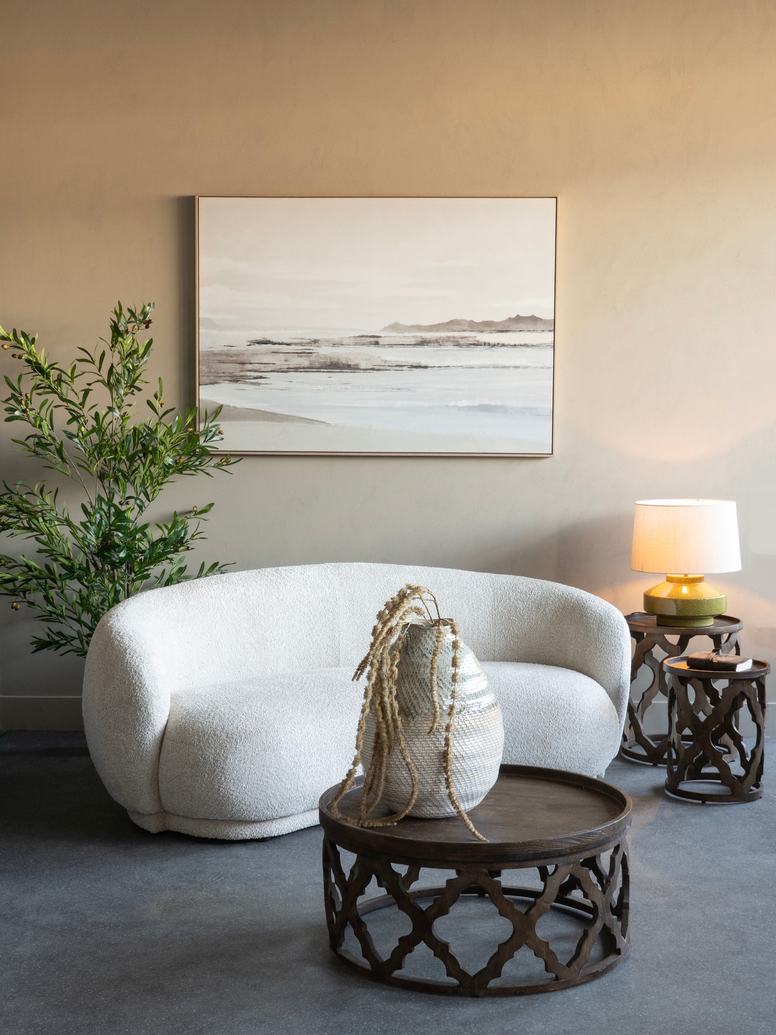 Ceramic Woven Ombre Vase | Extra Large