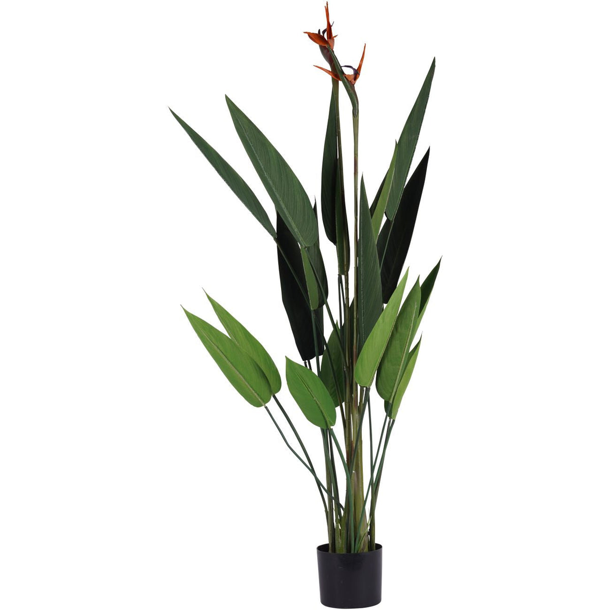 Artificial Flowering Bird of Paradise Plant 4ft Large