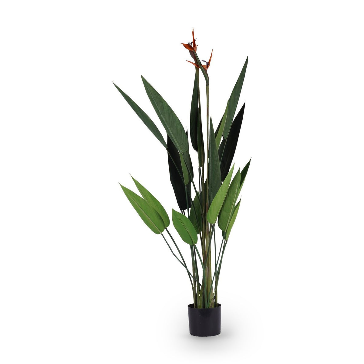 Artificial Flowering Bird of Paradise Plant 4ft Large
