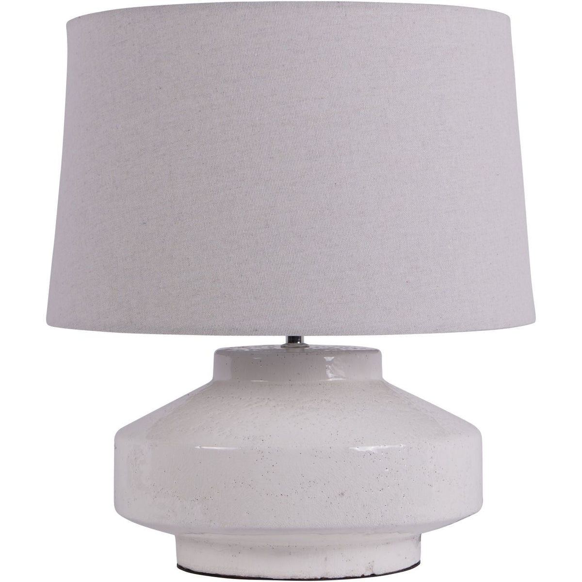 San Sebastian White Terracotta Table Lamp