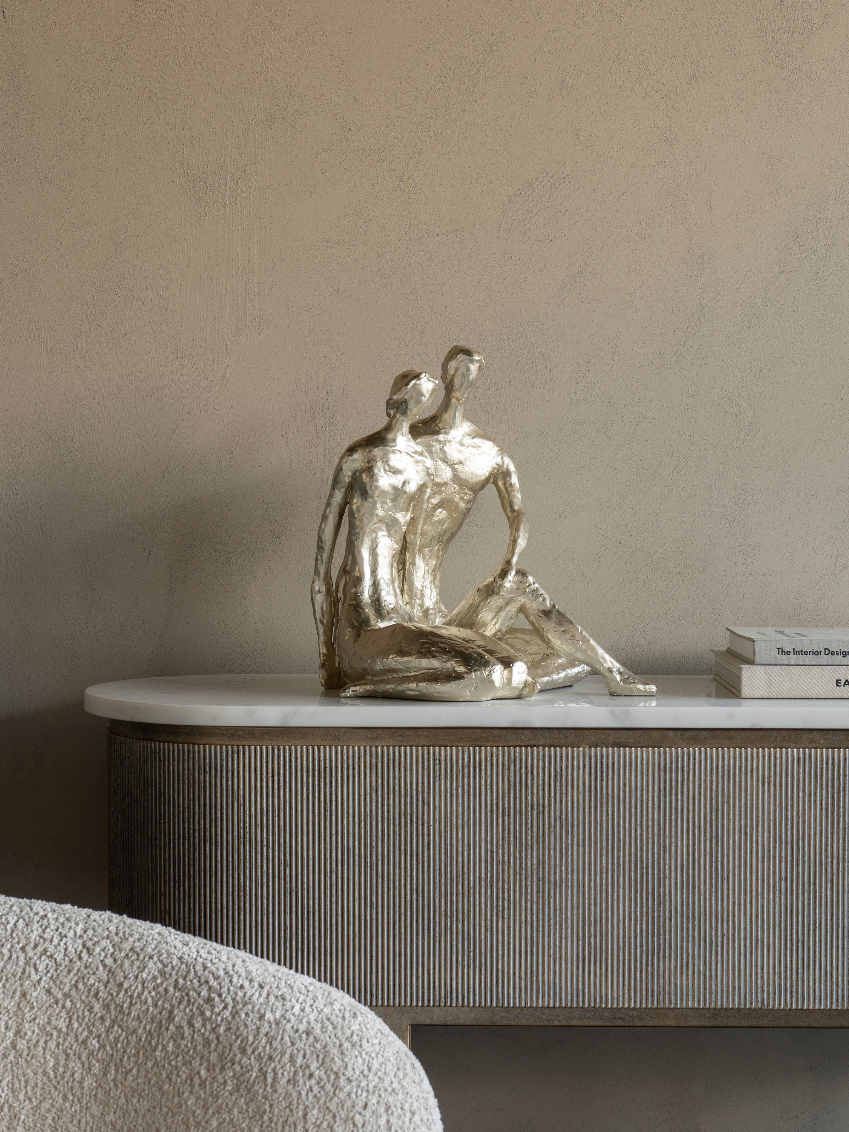 Bronze Loving Couple Sculpture Large