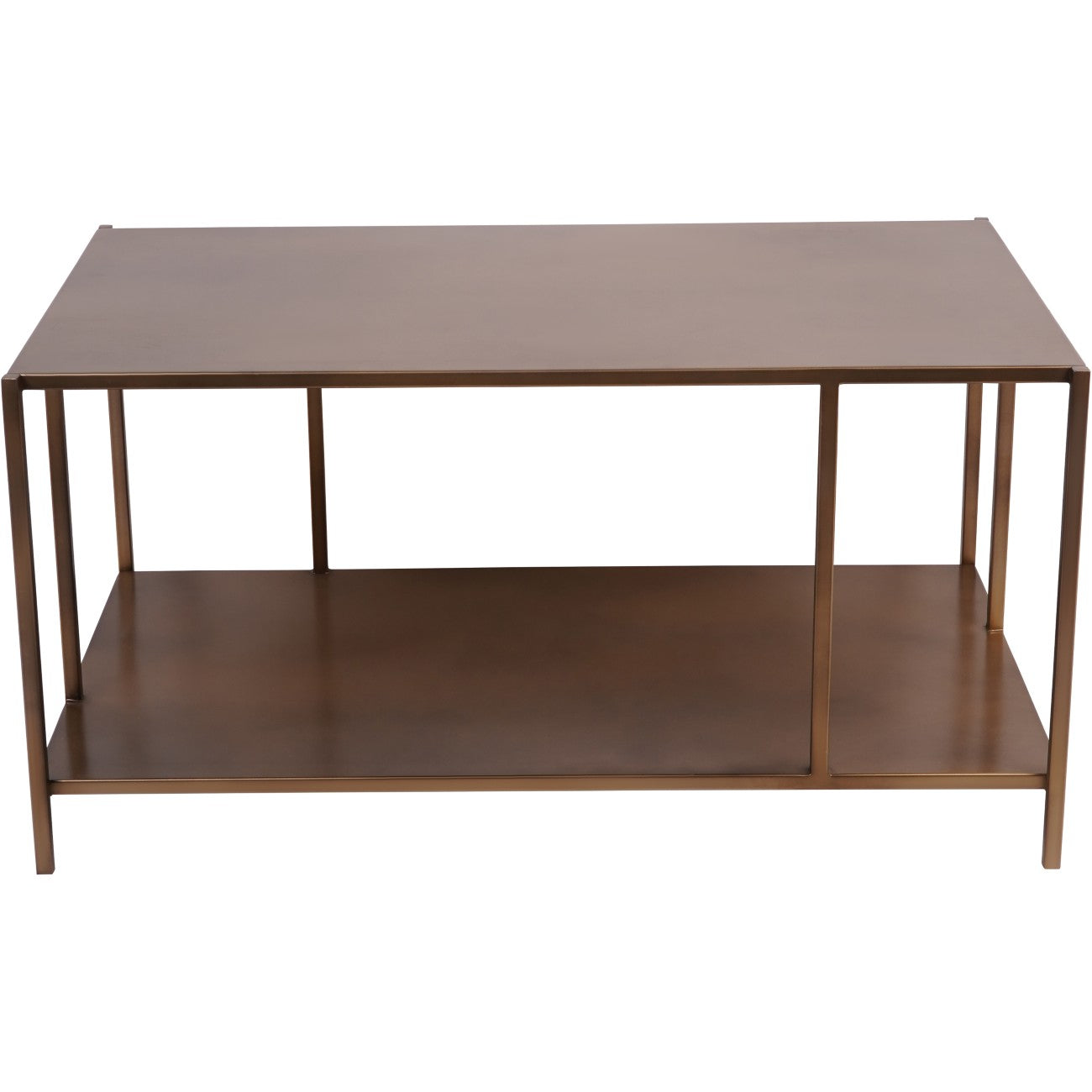Brooks Brushed Champagne Rectangle Coffee Table