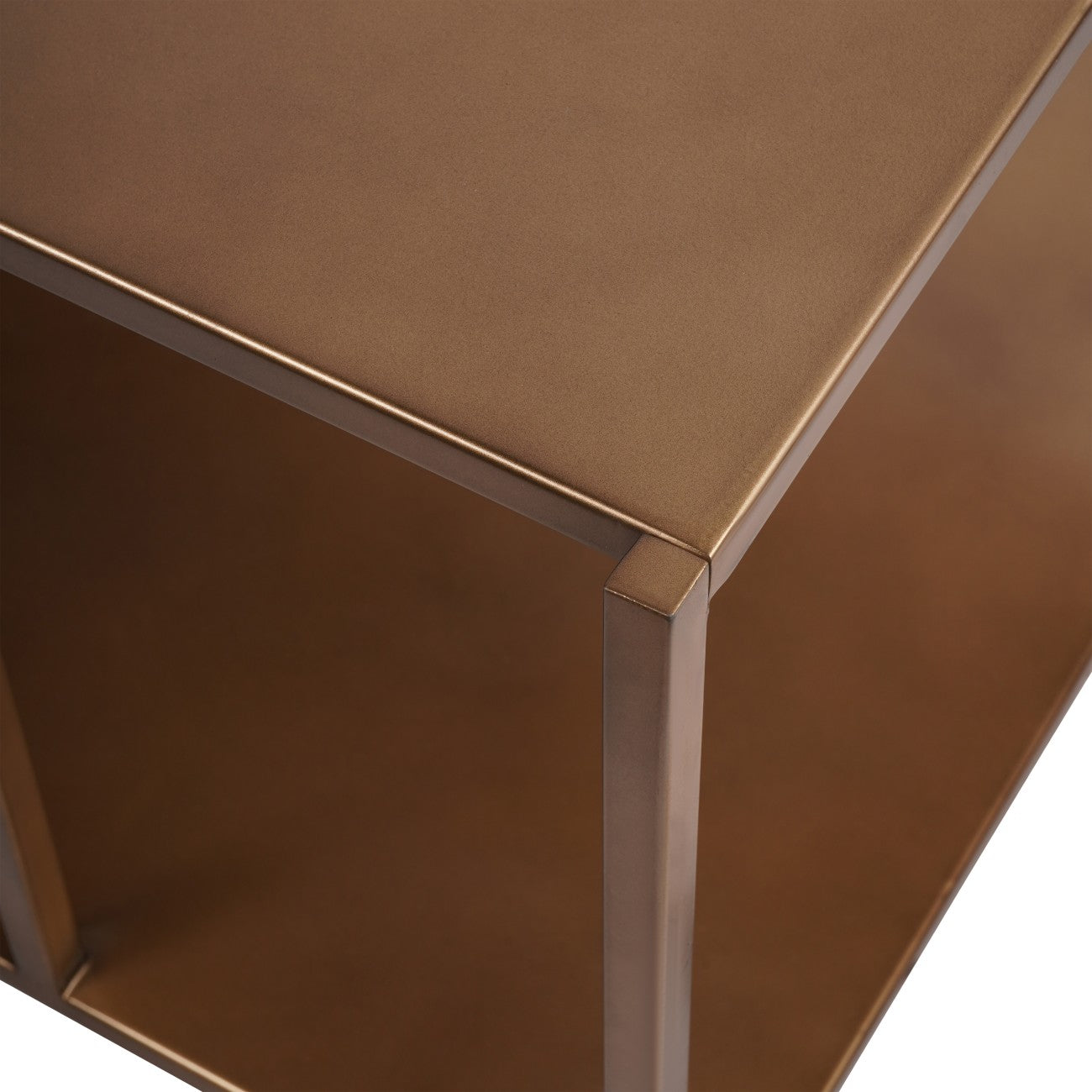 Brooks Brushed Champagne Rectangle Coffee Table