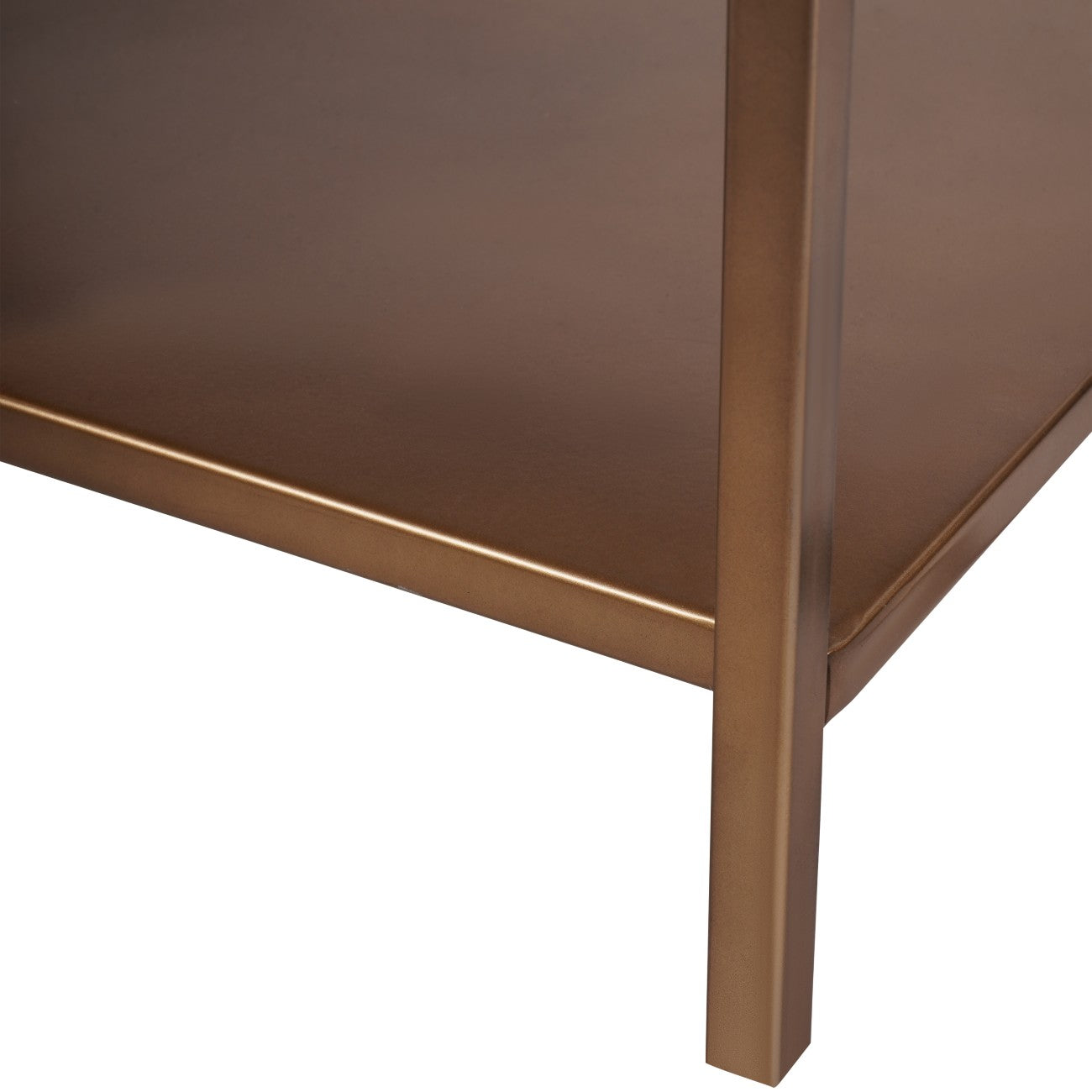 Brooks Brushed Champagne Rectangle Coffee Table