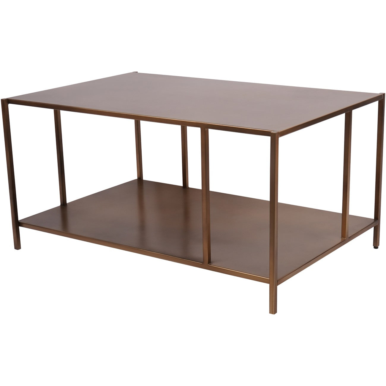 Brooks Brushed Champagne Rectangle Coffee Table