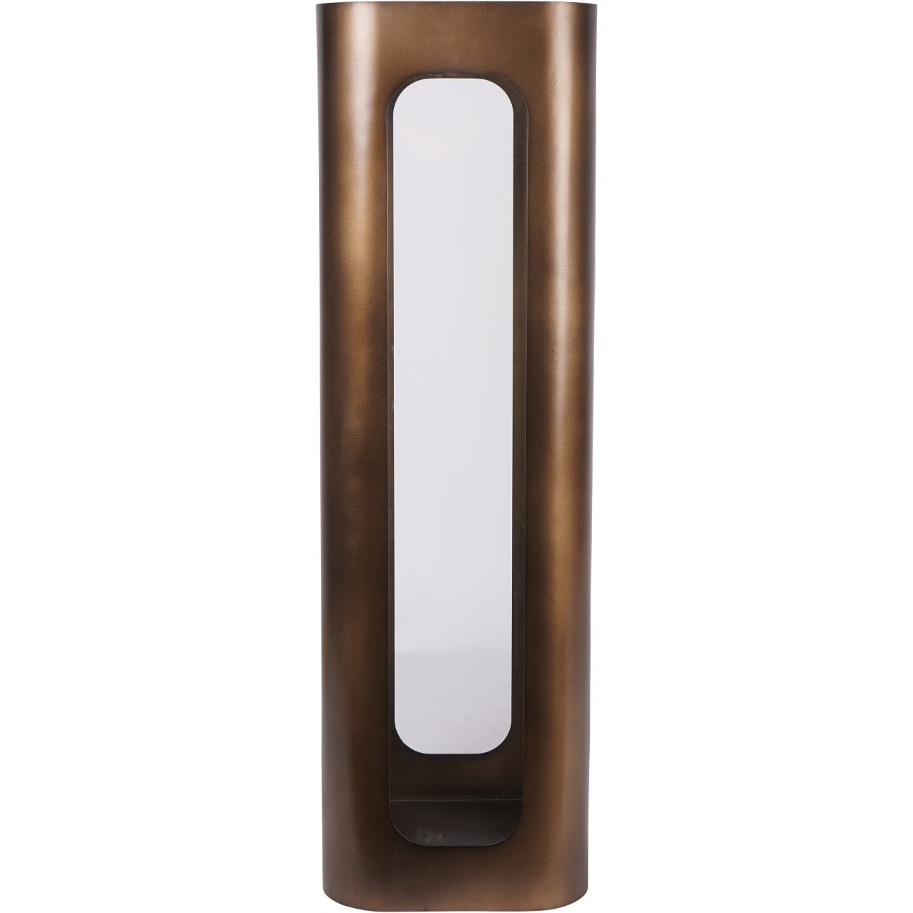 Thorpe Bronze & Clear Glass Hurricane Candle Holder | Large