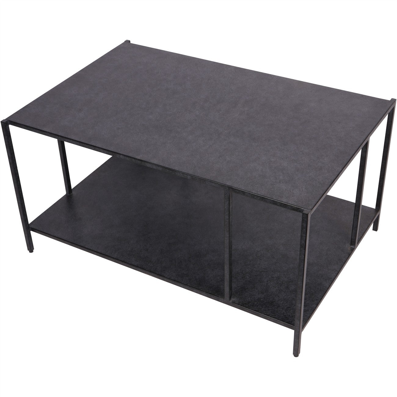 Brooks Mottled Black Rectangle Coffee Table