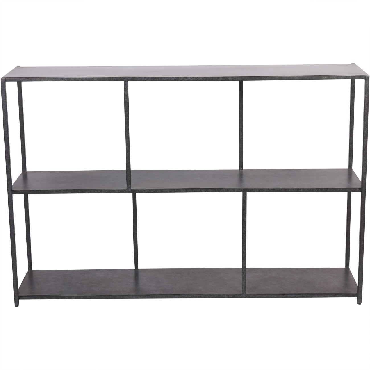 Brooks Charcoal Black Geometric Console Table