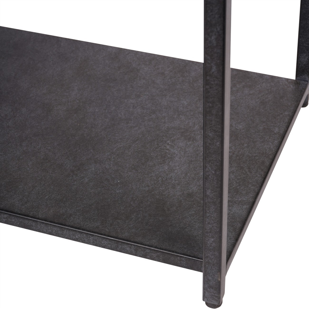 Brooks Charcoal Black Geometric Console Table