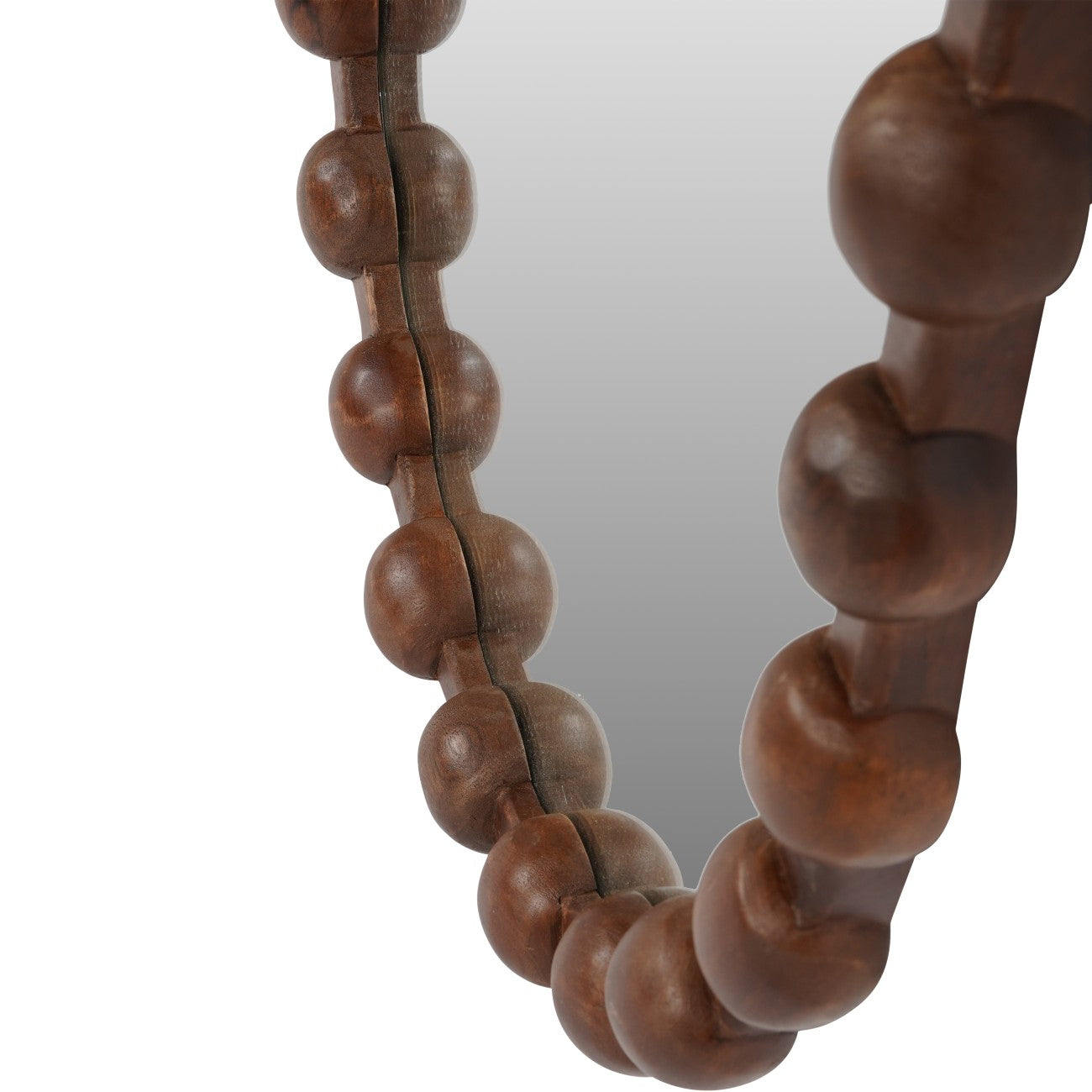 Carmel Carved Mango Wood Wall Mirror