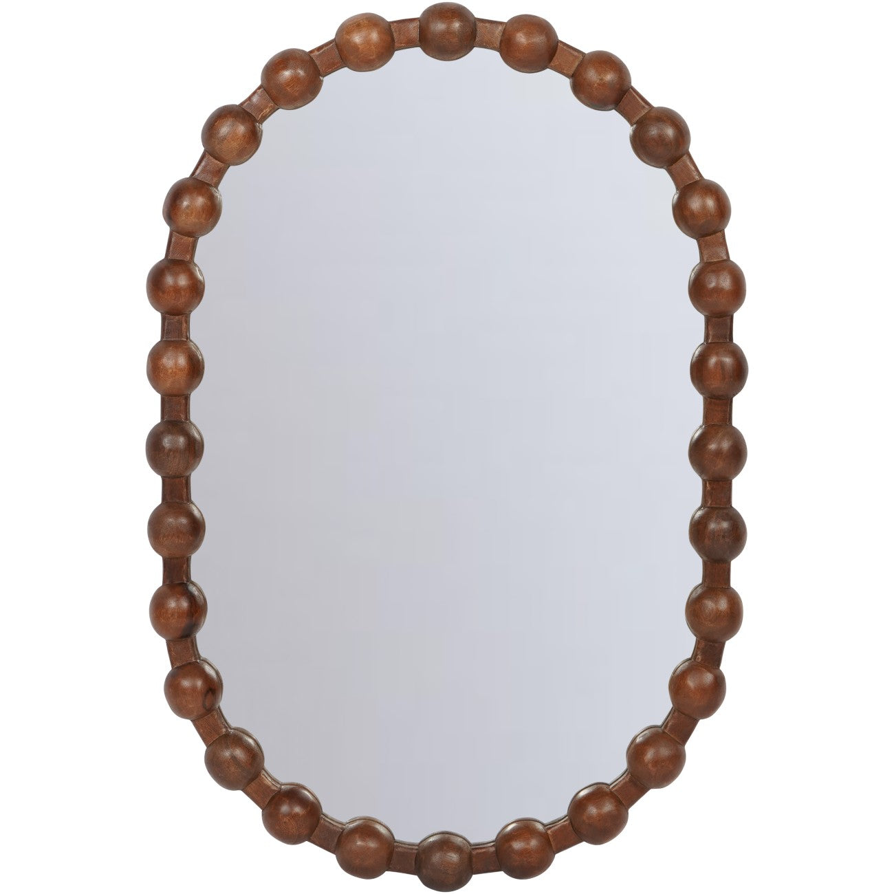 Carmel Carved Mango Wood Wall Mirror