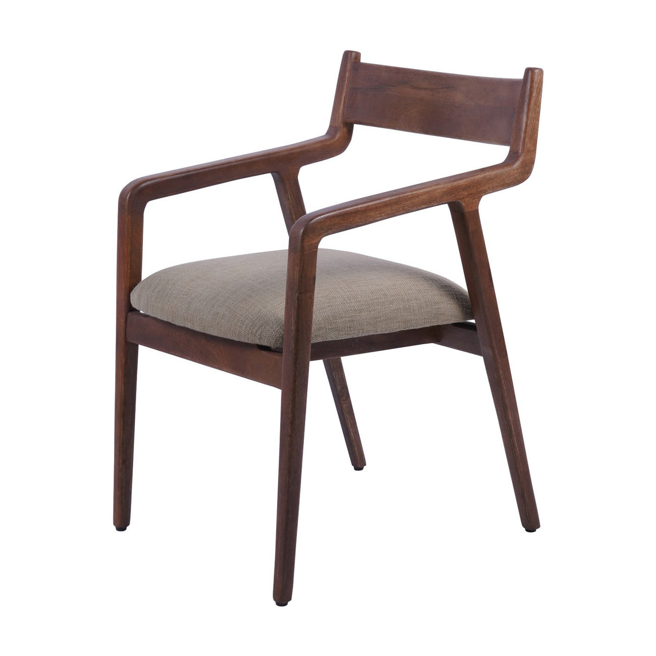 Monterey Brown Solid Mango Wood & Sage Green Dining Chair