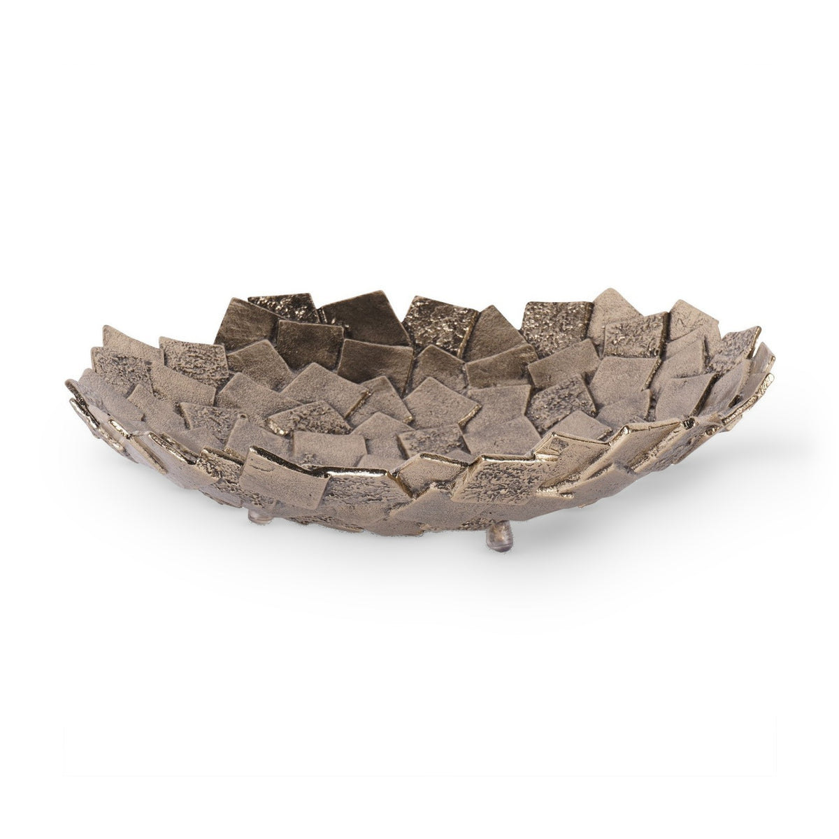 Montrose Antique Gold Cast Aluminium Platter