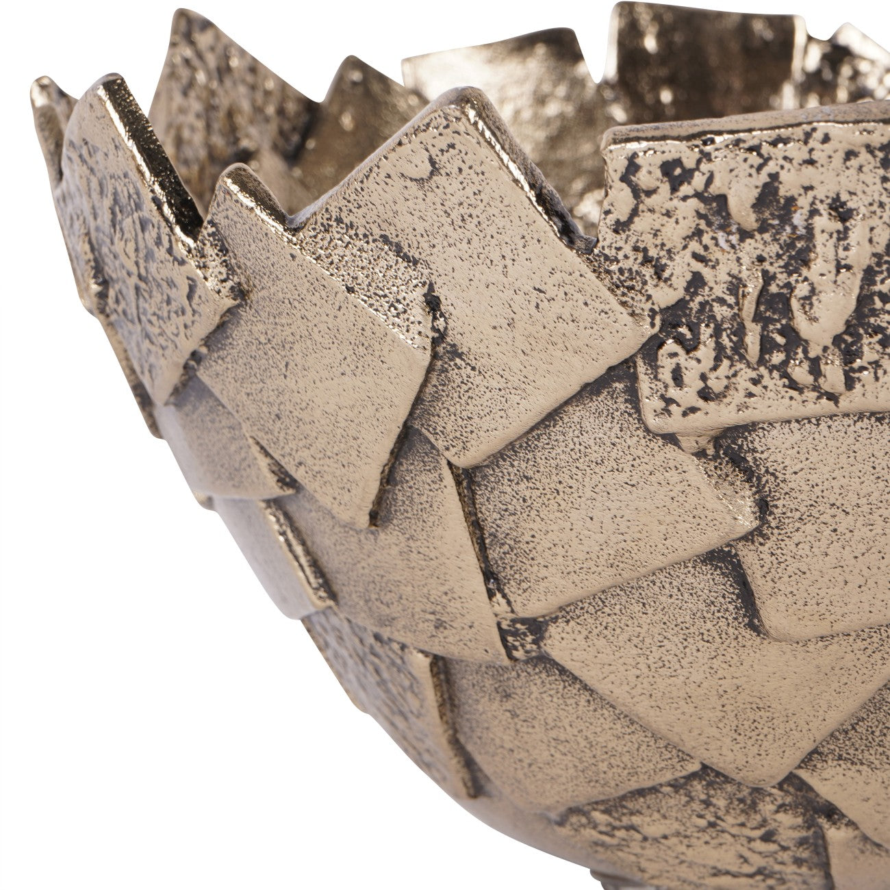 Montrose Antique Gold Cast Aluminium Bowl