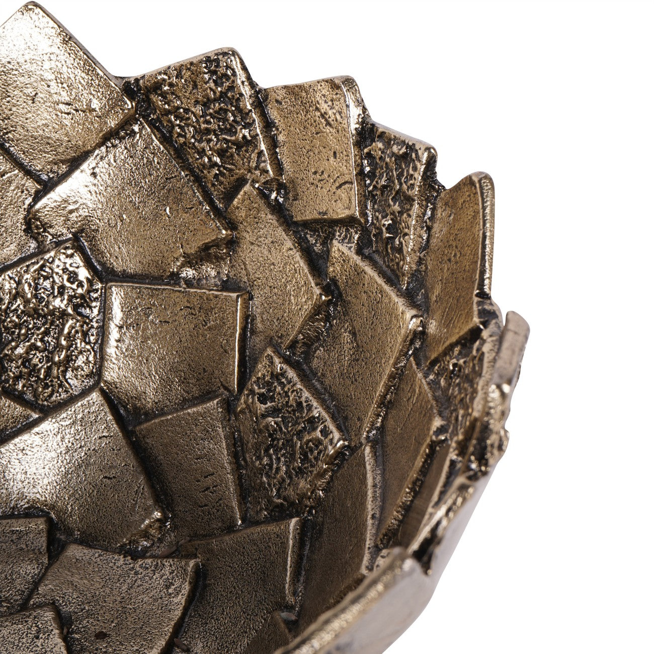 Montrose Antique Gold Cast Aluminium Bowl