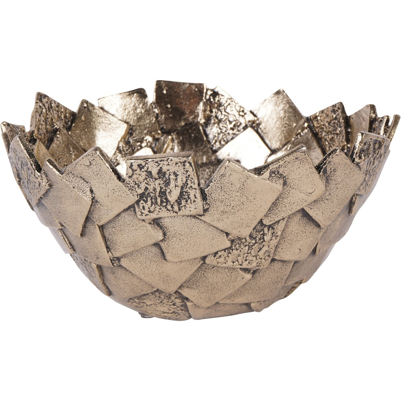 Montrose Antique Gold Cast Aluminium Bowl