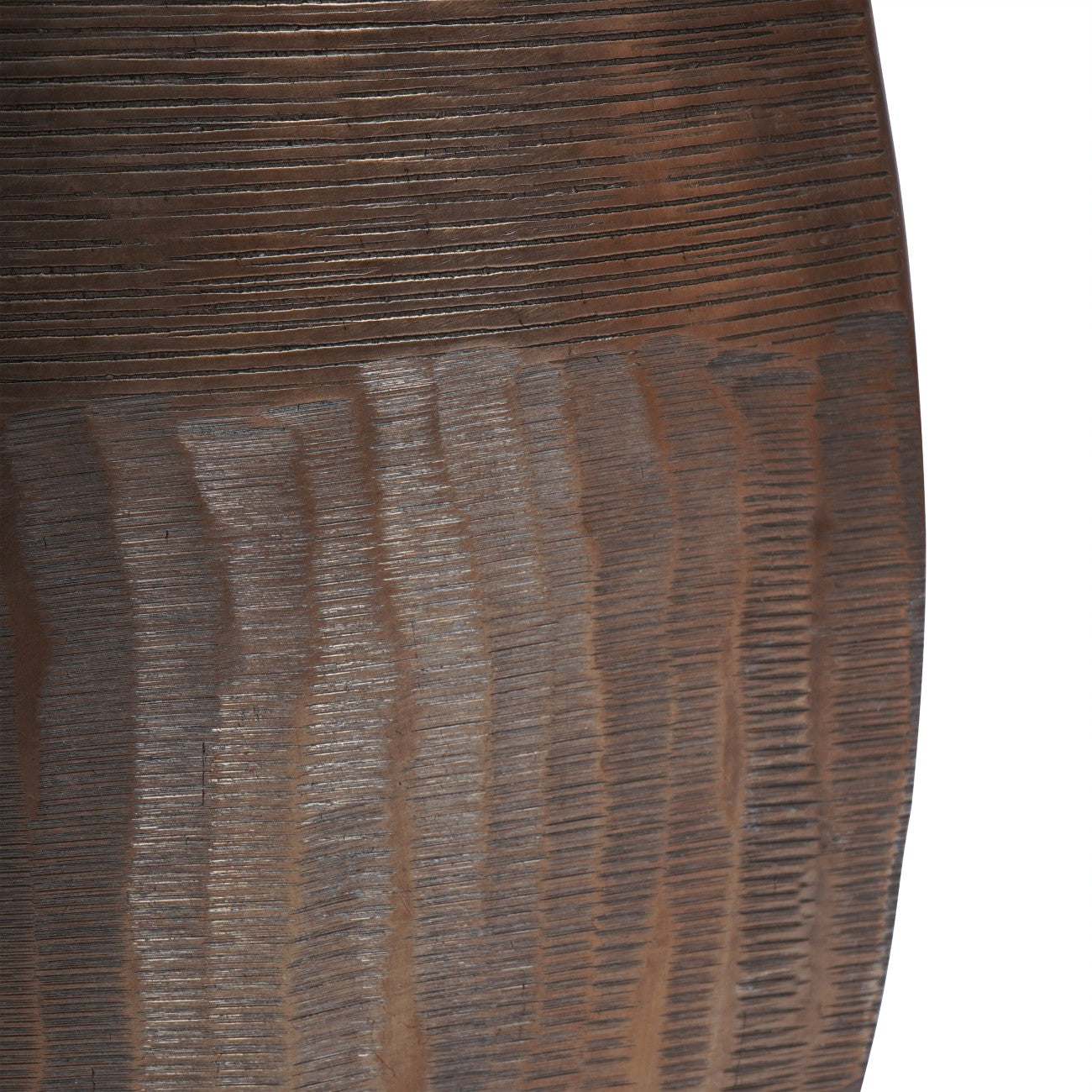 Southwold Textured Oval Antique Brass Vase XL 100cm