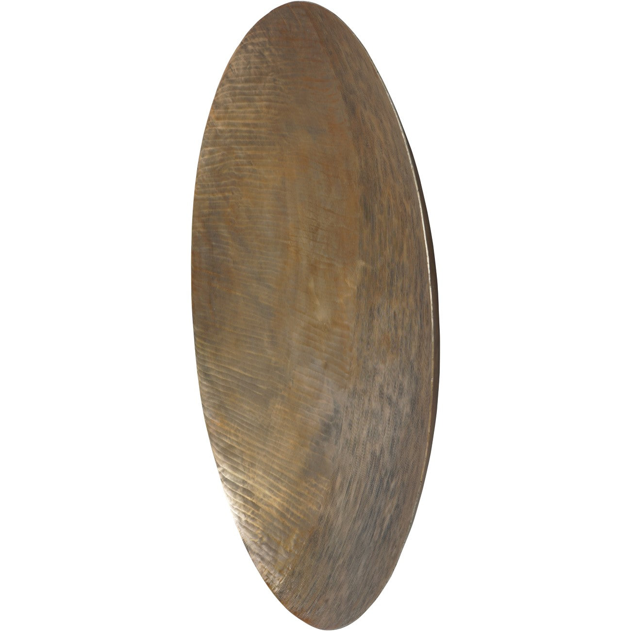 Southwold Round Antique Brass Plate Wall Art XL