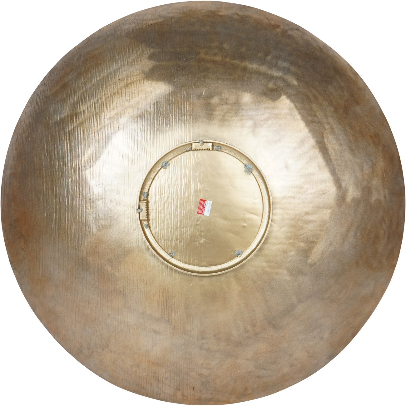 Southwold Round Antique Brass Plate Wall Art XL