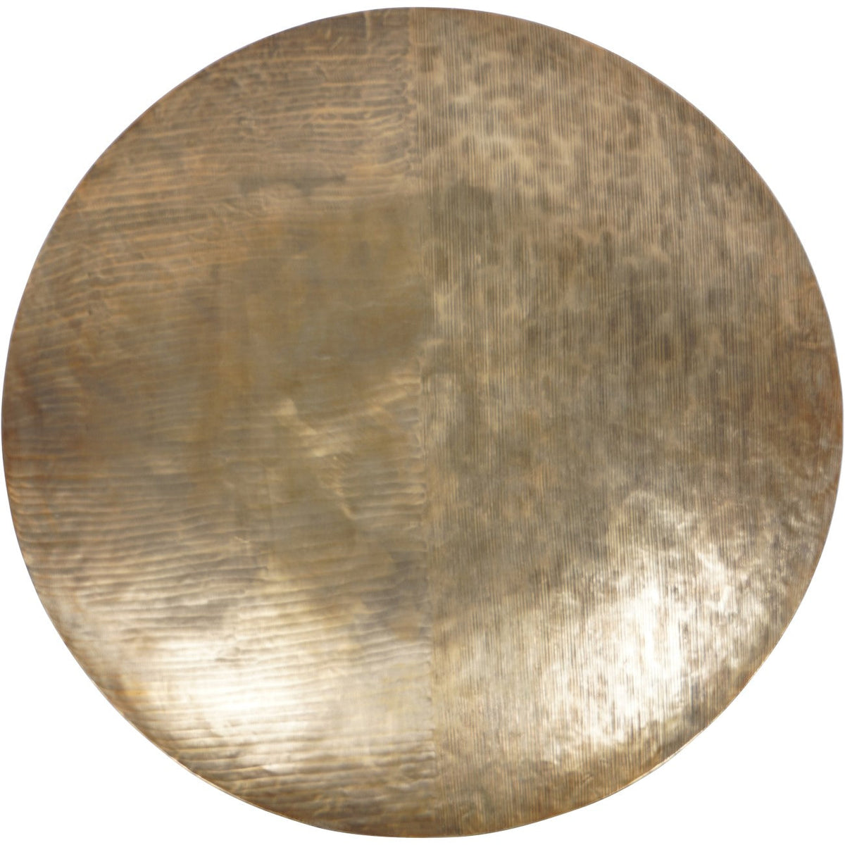 Southwold Round Antique Brass Plate Wall Art XL