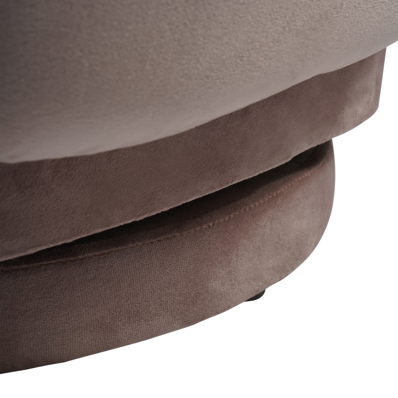 Bingham Dusky Pink Soft Velvet Swivel Chair