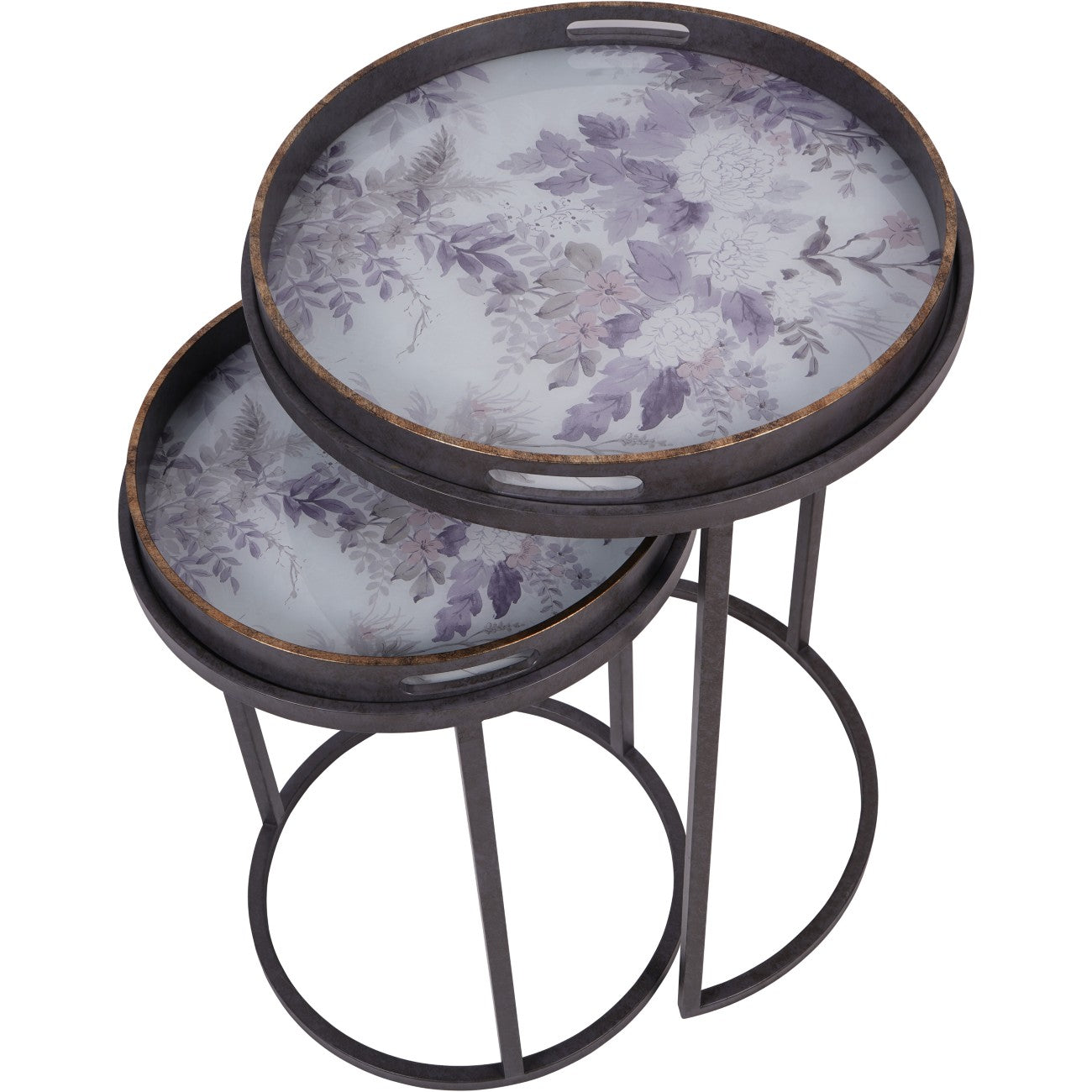 Set of 2 Laura Ashley Linlithgow Tray Side Tables