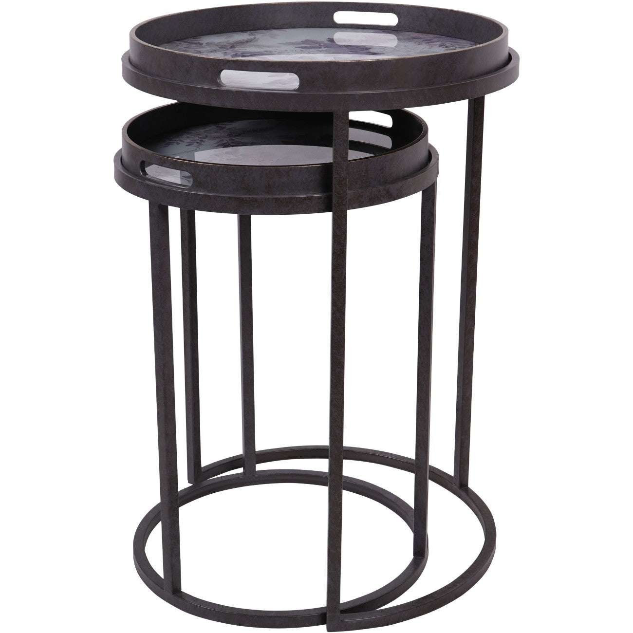 Set of 2 Laura Ashley Linlithgow Tray Side Tables