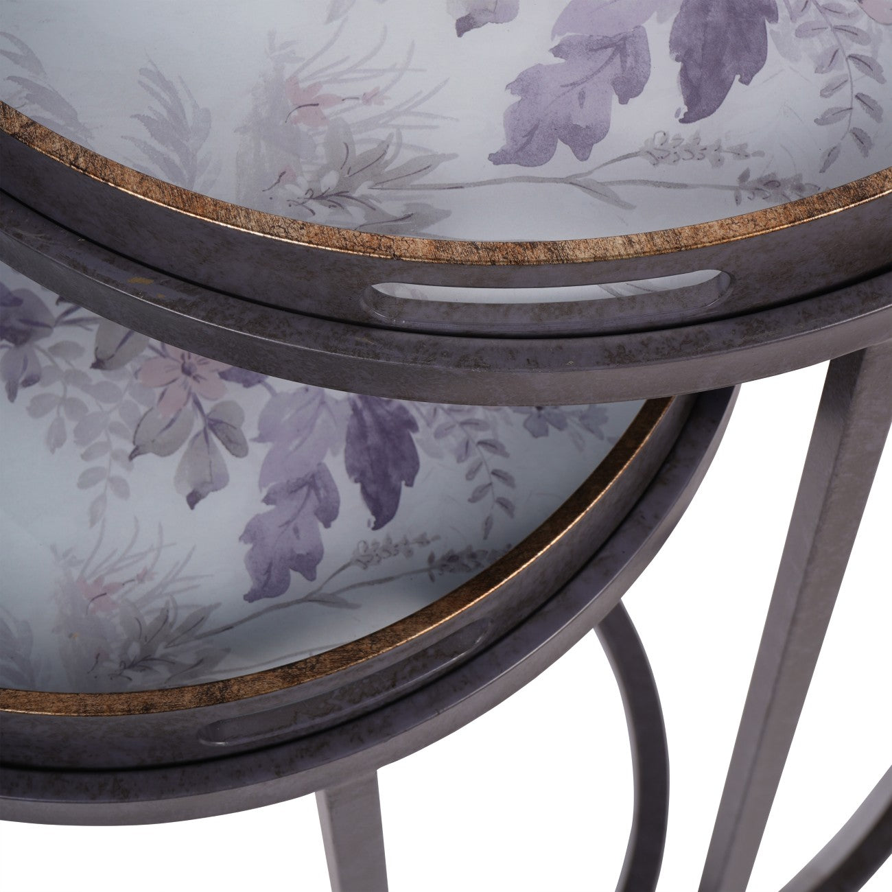 Set of 2 Laura Ashley Linlithgow Tray Side Tables