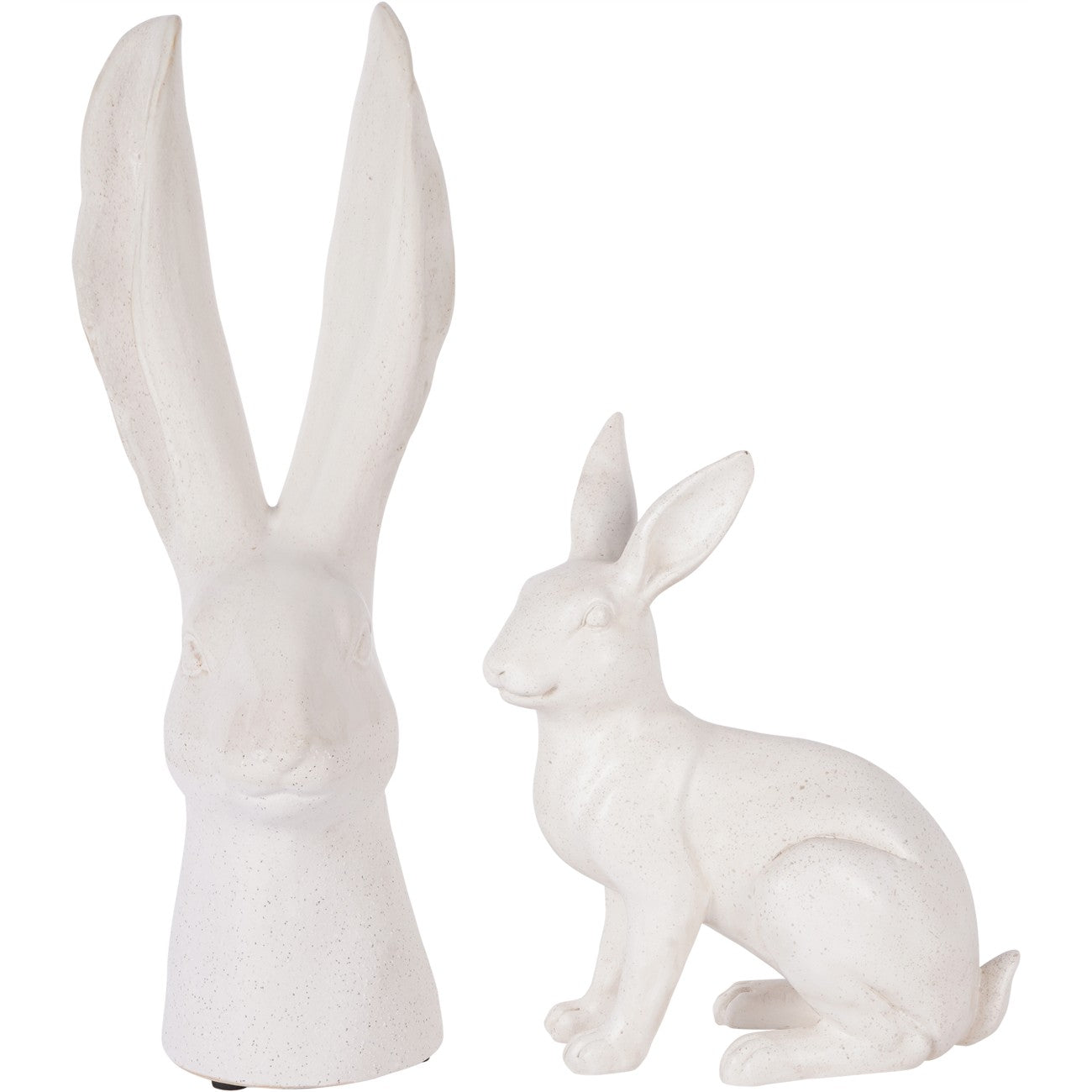 Laura Ashley White Hare Sculpture Right