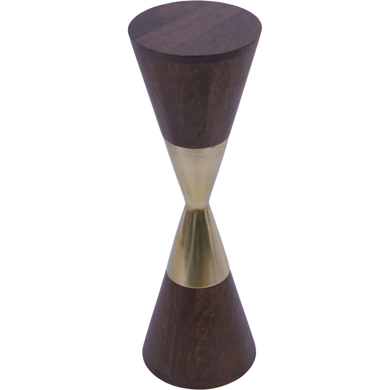 Amalfi Brown Mango Wood & Gold Cocktail Table