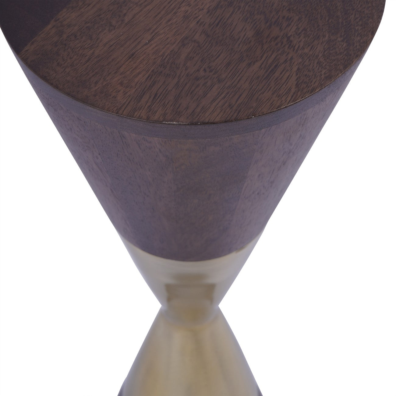 Amalfi Brown Mango Wood & Gold Cocktail Table