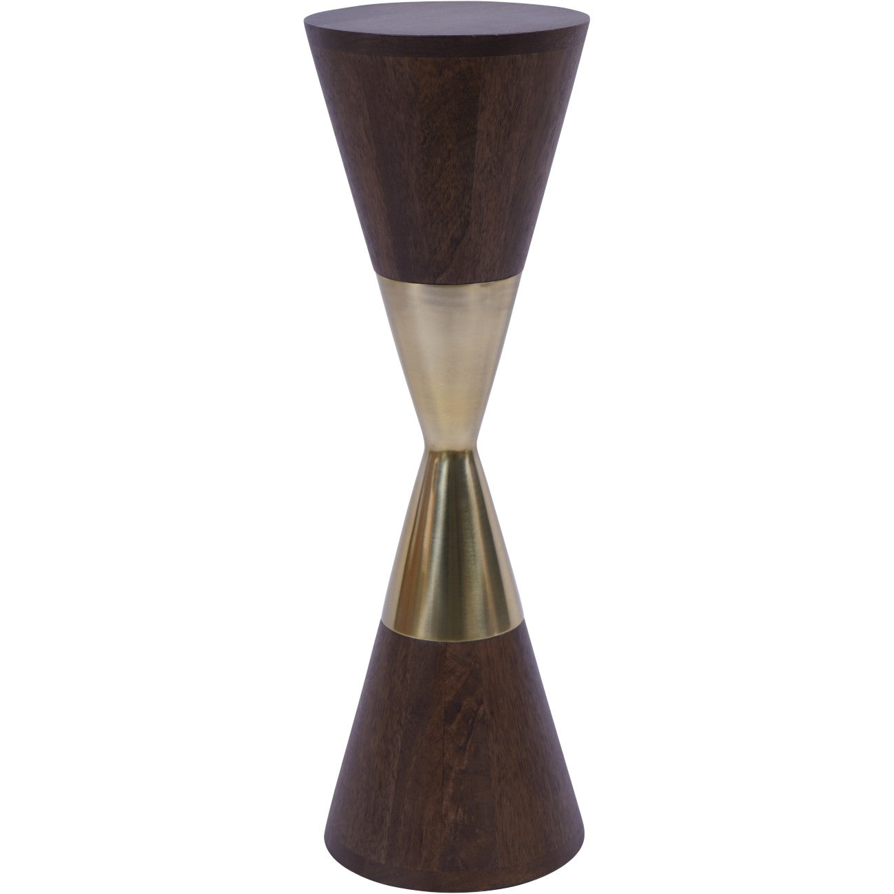 Amalfi Brown Mango Wood & Gold Cocktail Table