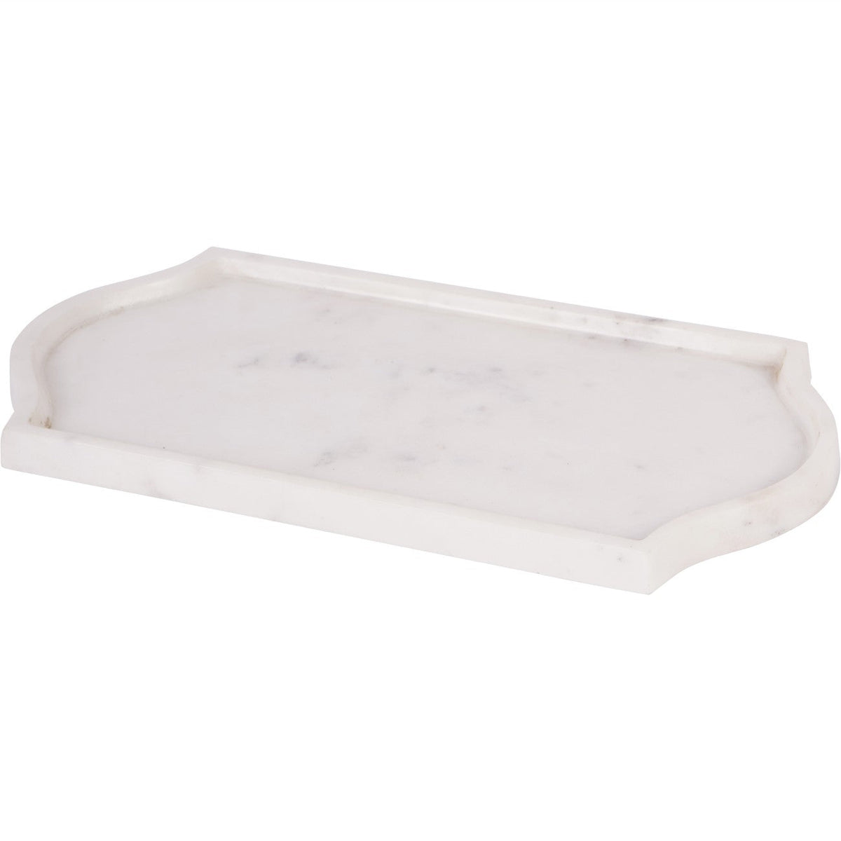 Genoa White Marble Tray