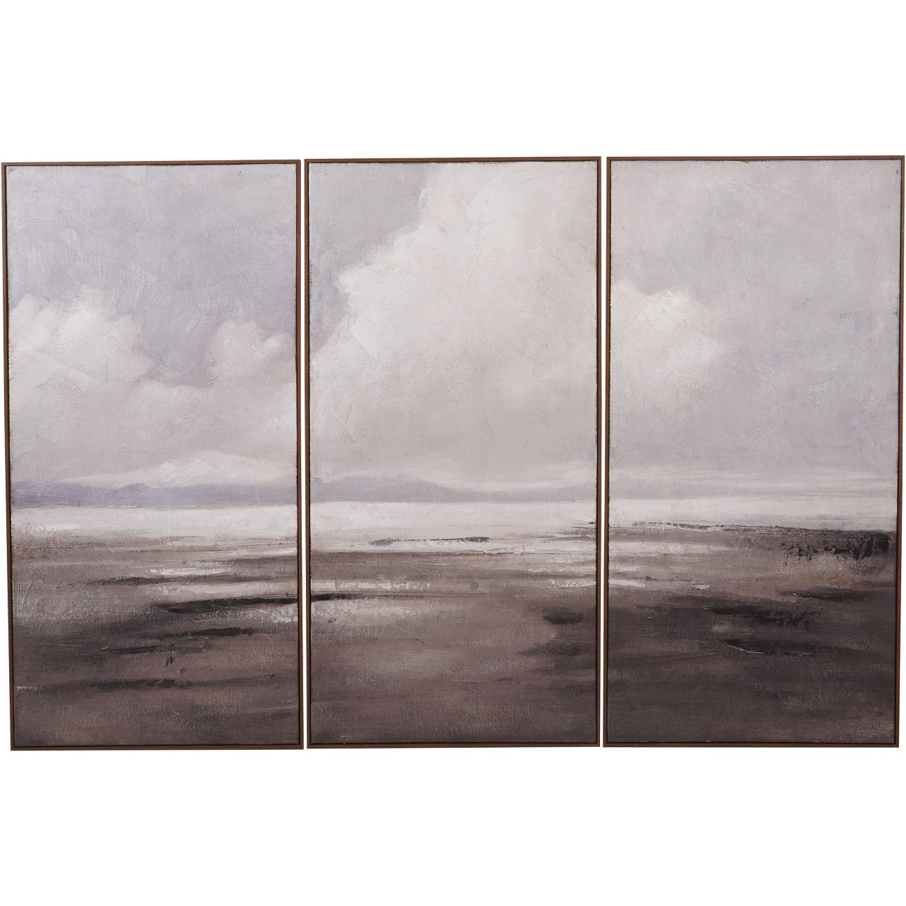 Set of 3 Hazy Horizons Framed Wall Art