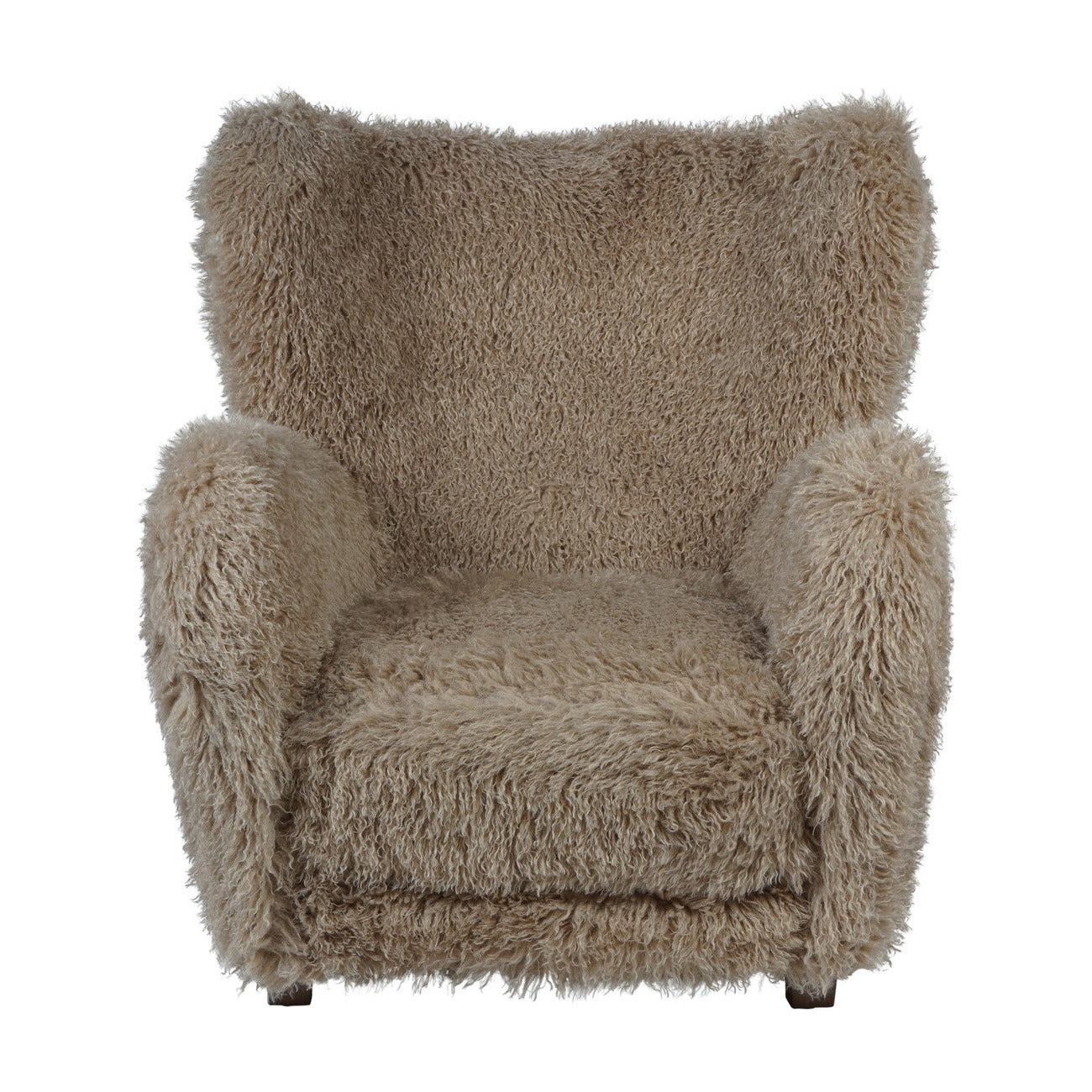 Wallace Faux Sheepskin Shaggy Fur Armchair