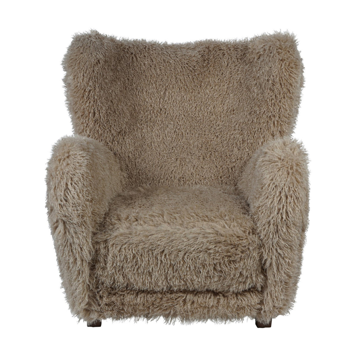 Wallace Faux Sheepskin Shaggy Fur Armchair