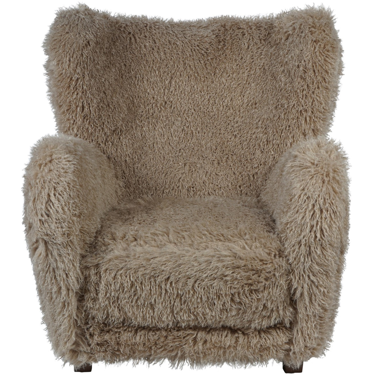 Wallace Faux Sheepskin Shaggy Fur Armchair