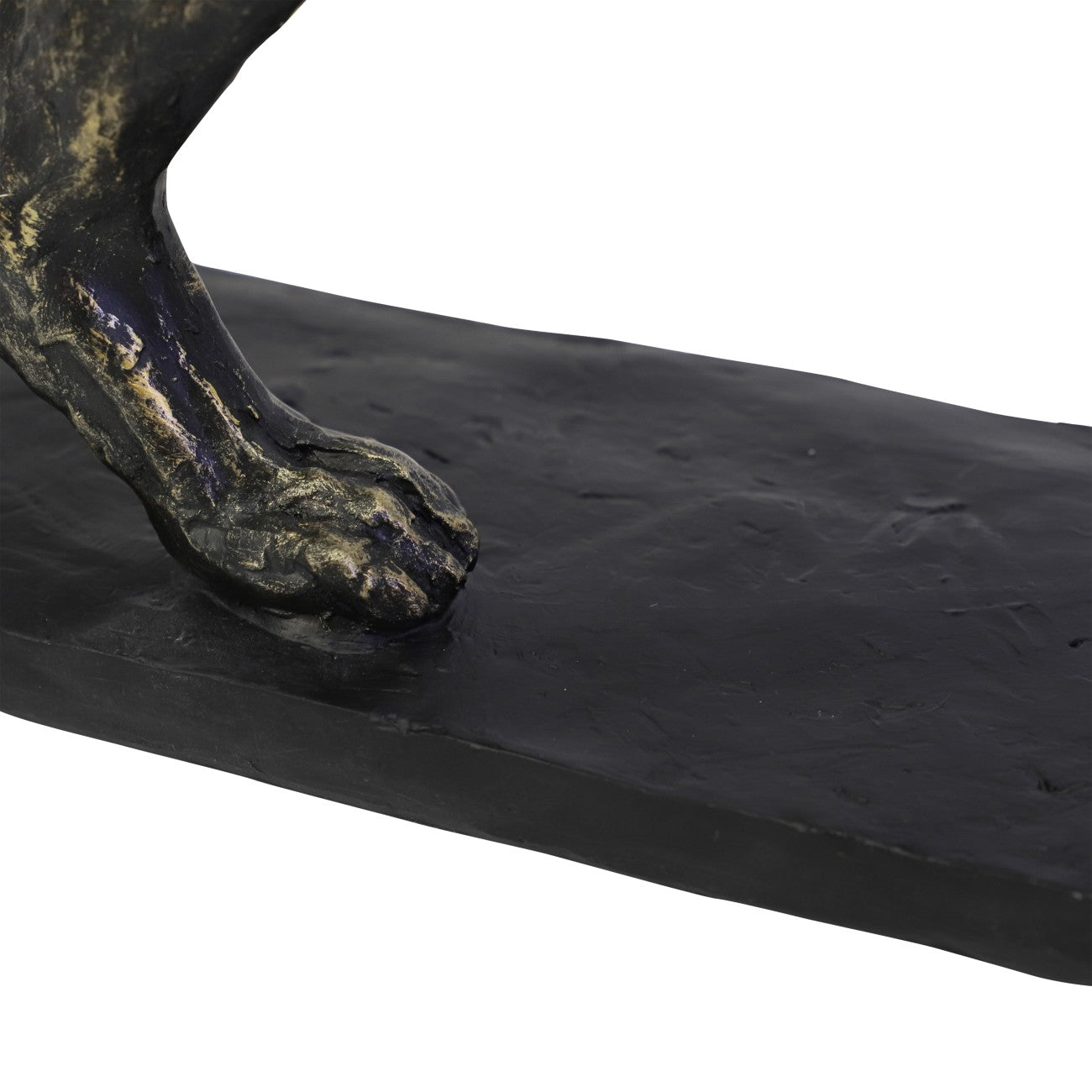 Antique Bronze Hunter Dog Sculpture
