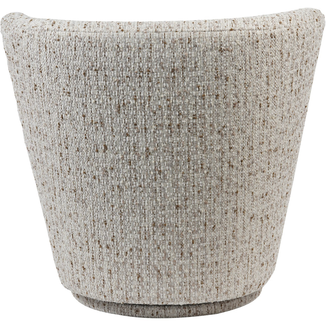 Roehampton Natural Textured Weave Slub Swivel Chair