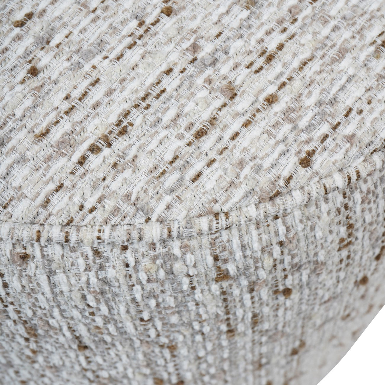 Roehampton Natural Textured Weave Slub Swivel Chair
