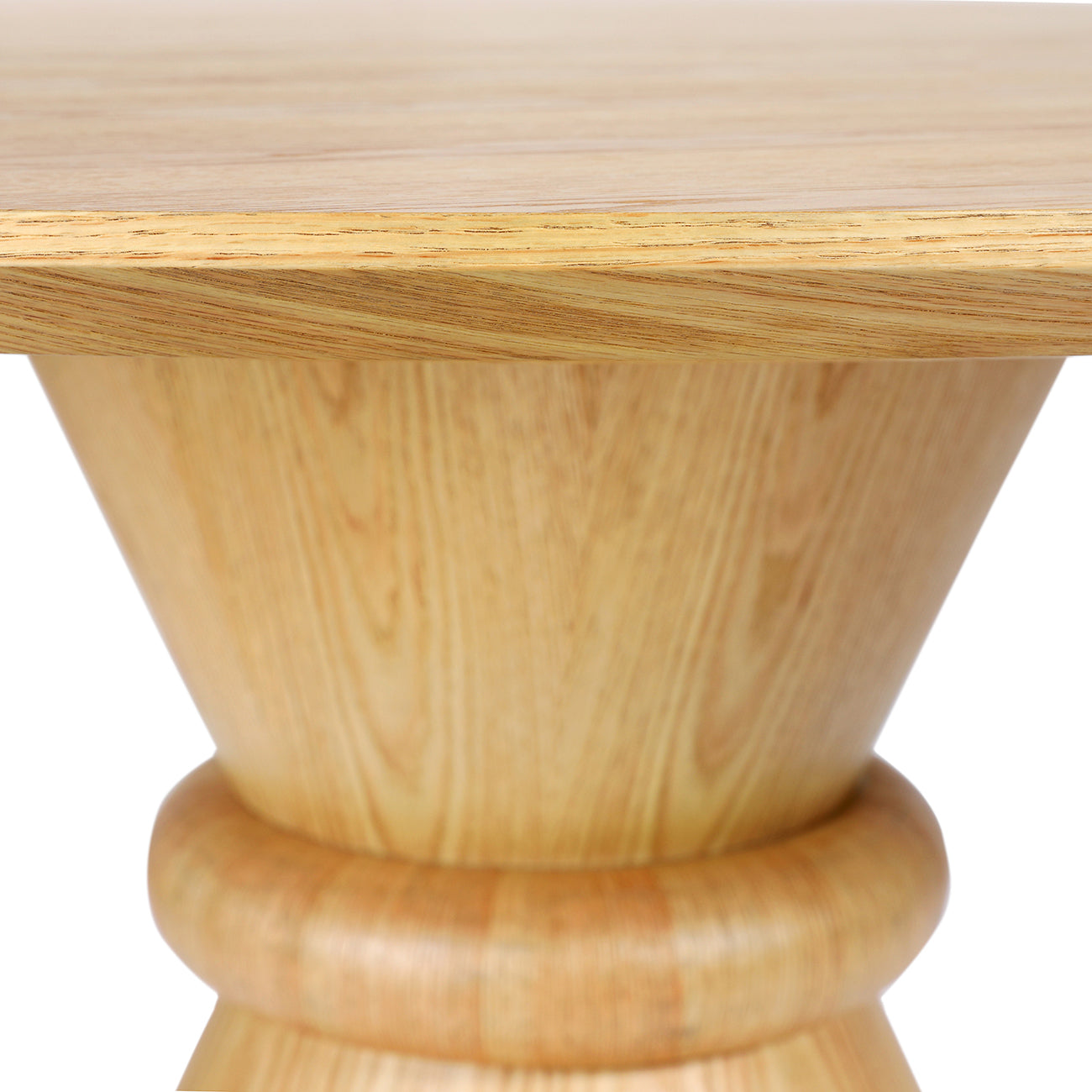 Canberra Round Wooden Pedestal 150cm Dining Table — view 4