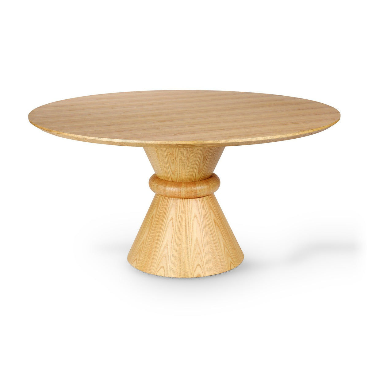 Canberra Round Wooden Pedestal 150cm Dining Table