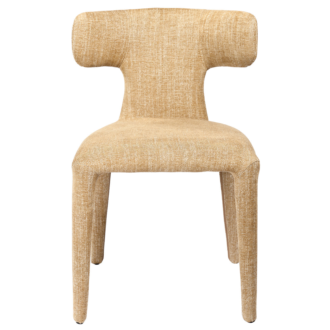 Set of 2 Milo Upholstered Dining Chairs in Wheat