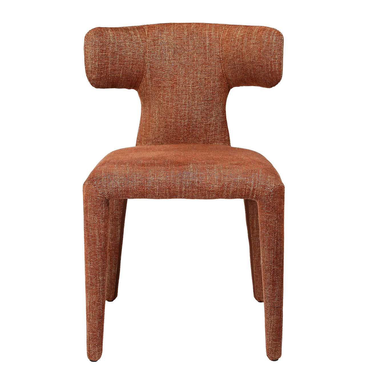 Set of 2 Milo Brown Upholstered Dining Chairs