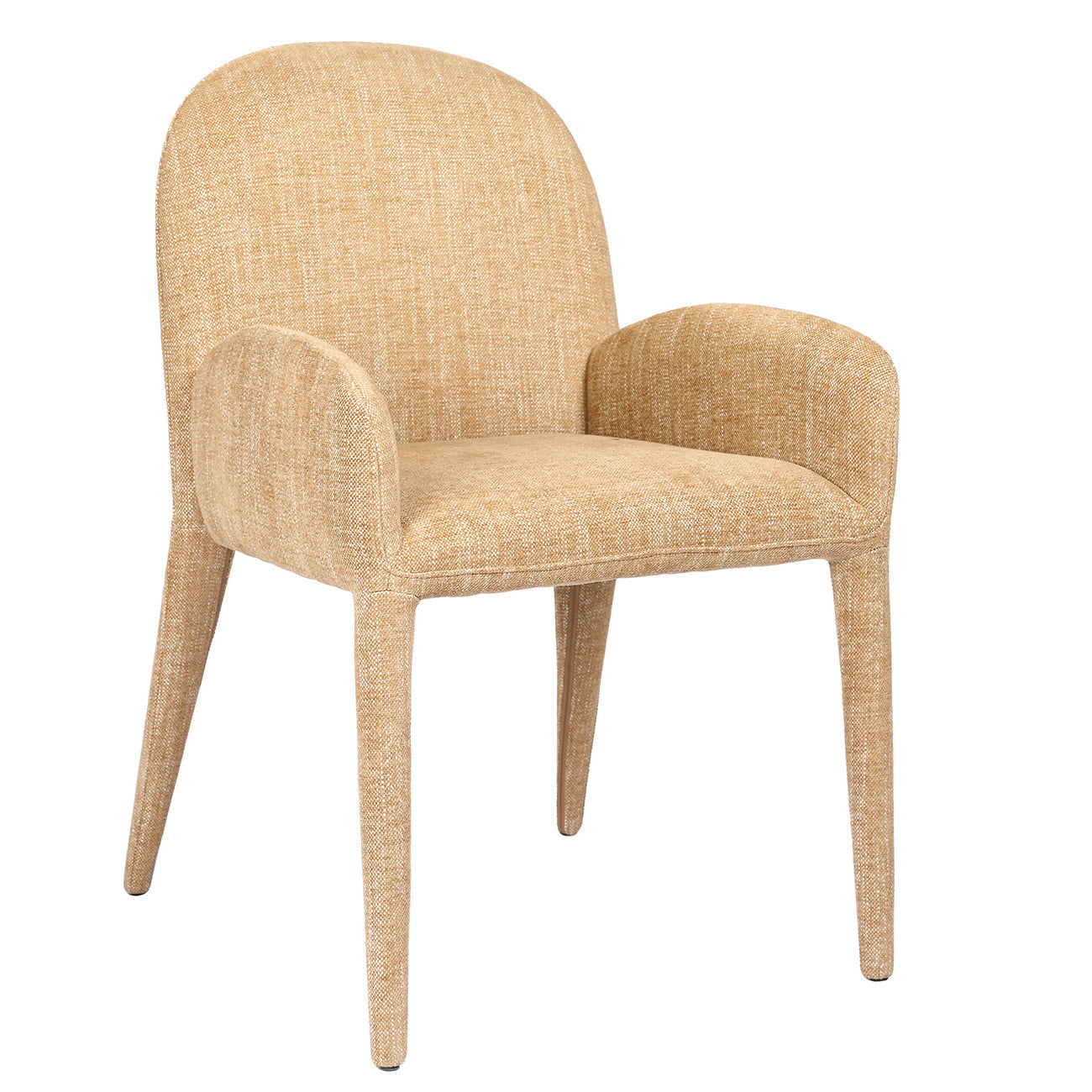 Eska Carver Upholstered Wheat Dining Chair