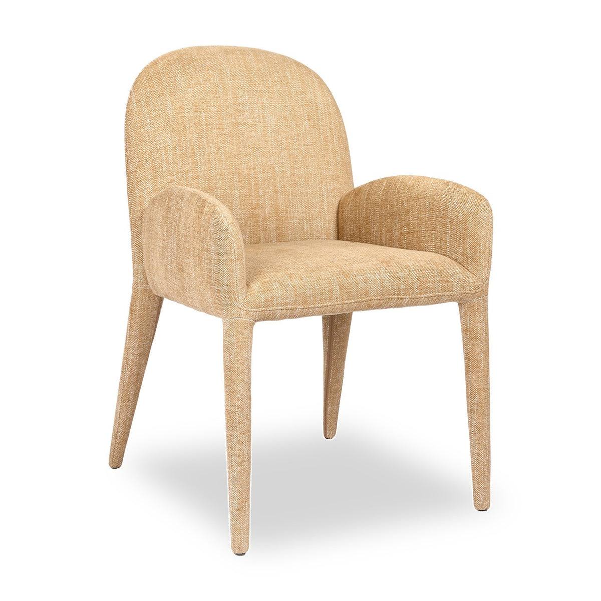 Eska Carver Upholstered Wheat Dining Chair