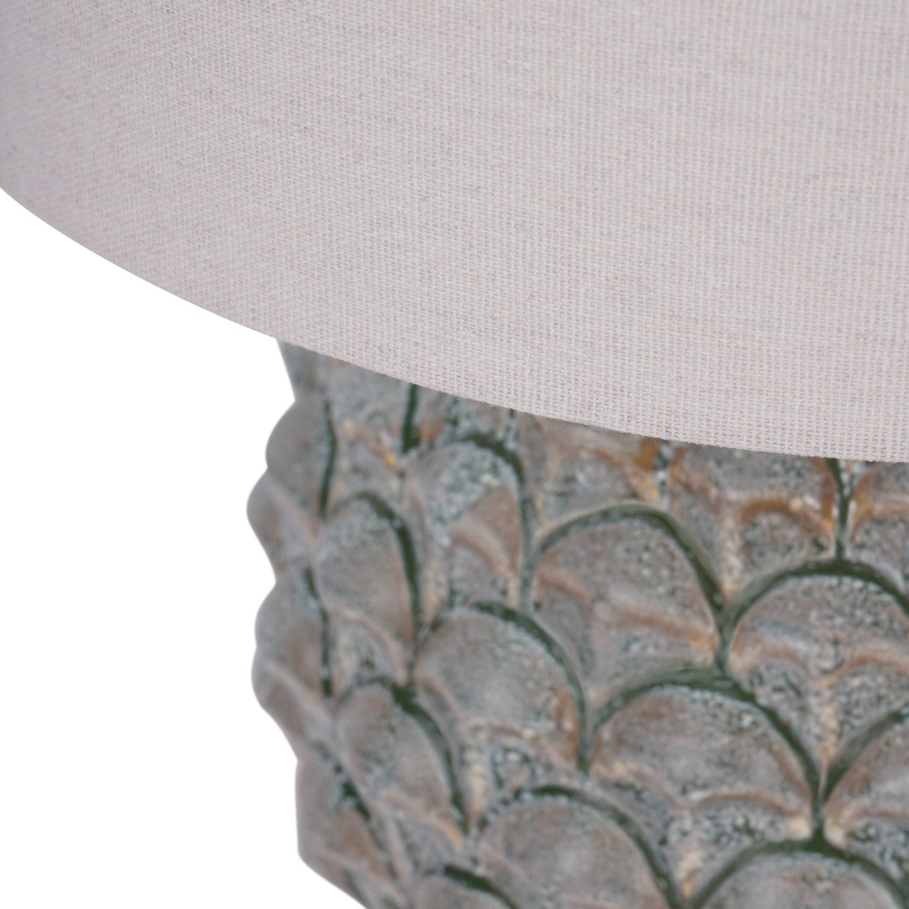 Verona Glazed Ceramic Table Lamp with Shade