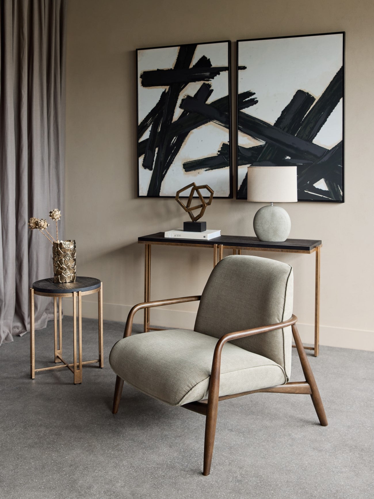 Lunara Textured Ceramic Table Lamp with Shade