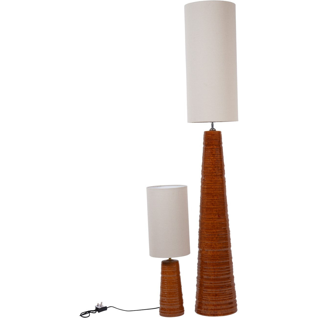 Tivoli Terracotta Ceramic Floor Lamp